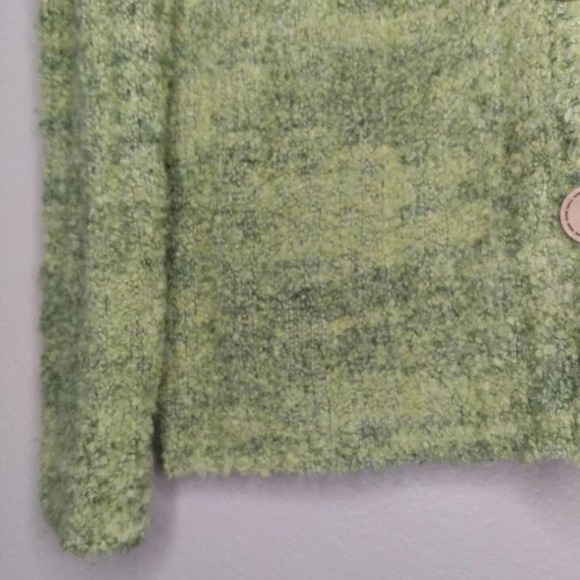 🦋 Alps Vintage V Neck Cardigan Wooden Button Sweater - Picture 4 of 7